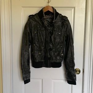 Leather jacket
